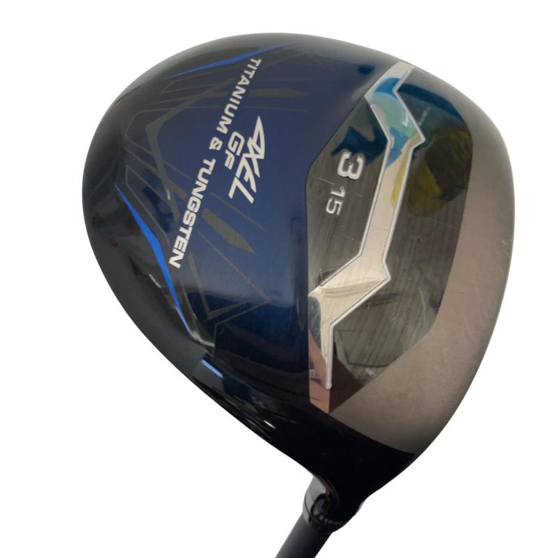 【中古】 つるや AXEL GF 3W フェアウェイウッド FW GF VANQUISH(公明正大通い路) (フレックスR) メンズ 成人男性用 右利き 右用 C位置づける ゴルフ野球クラブ