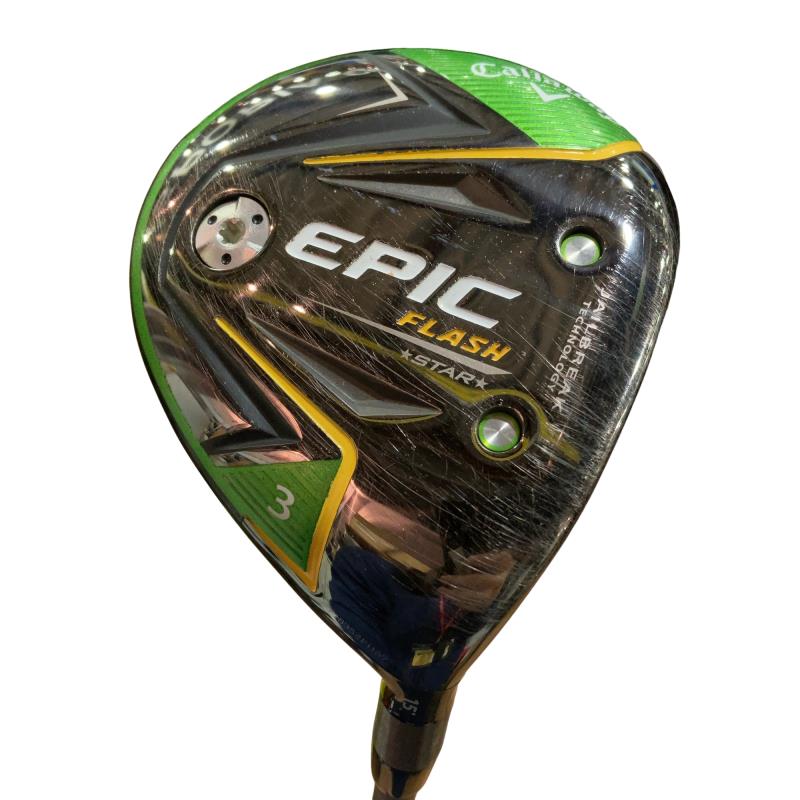 【中古】 キャロウェイ EPIC FLASH STAR 3W フェアウェイウッド FW Speeder EVOLUTION for CW(フェアウェイ) (フレックスR) メンズ 男性用 右利き 右用 Cランク ゴルフクラブ