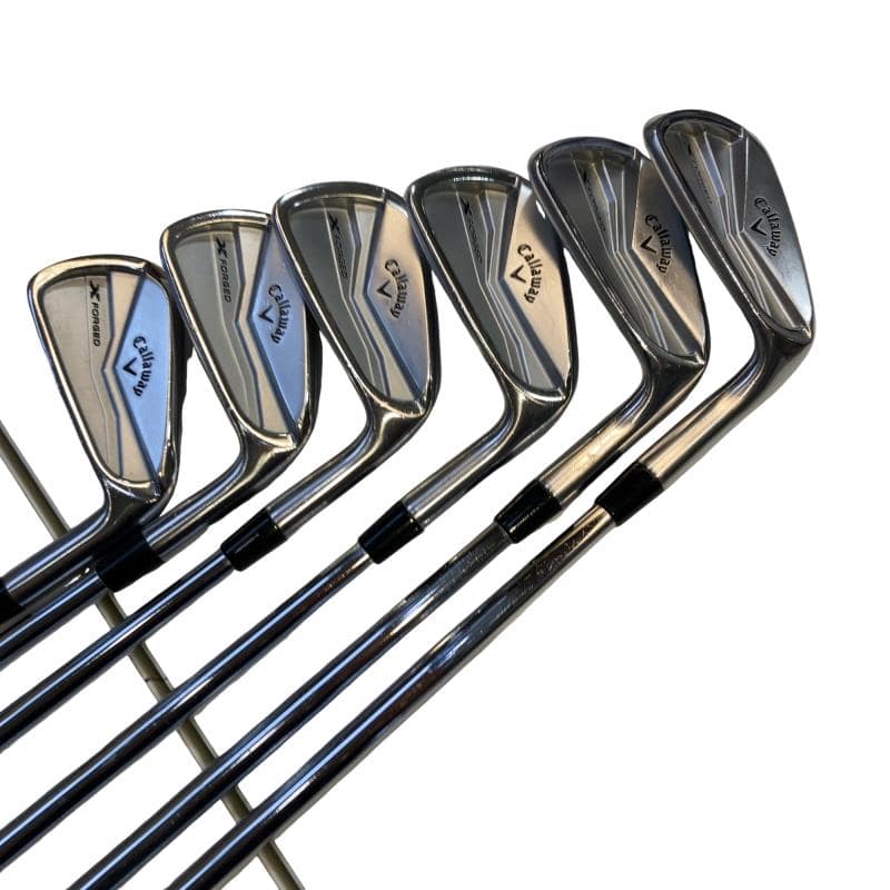 【中古】 キャロウェイ X FORGED(2024) 6S アイアン仕掛ける IR 完全無欠特注立て坑 (フレックスS) メンズ 成人男性用 右利き 右用 C価値づける ゴルフ野球クラブ