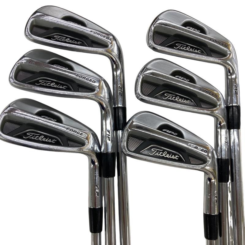 【中古】 タイトリスト Titleist AP2 712 6S アイアンセット IR Dynamic Gold (フレックスS) メンズ 男性用 右利き 右用 Cランク ゴルフクラブ