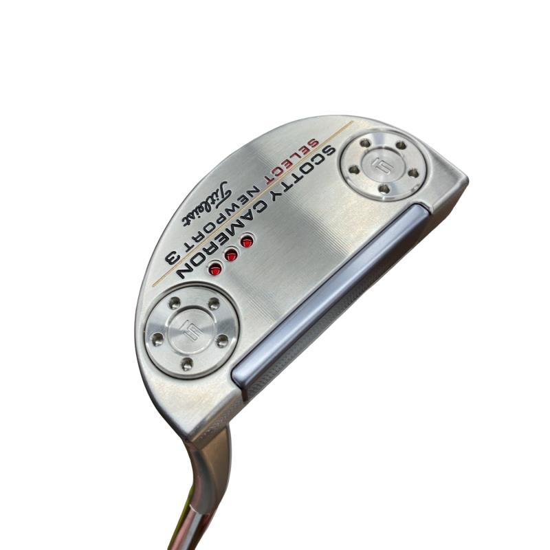 【中古】 タイトリスト SCOTTY CAMERON select NEWPORT 3(2018) 34in パター PT スチール写真 (フレックス余分の物) メンズ 成人男性用 右利き 右用 C位置づける ゴルフ野球クラブ