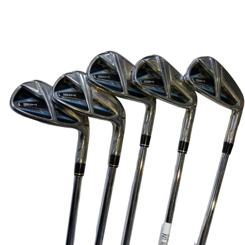 【中古】 テーラーメイド SIM MAX 5S アイアンセット IR KBS MAX85 JP (フレックスS) メンズ 男性用 右利き 右用 Cランク ゴルフクラブ