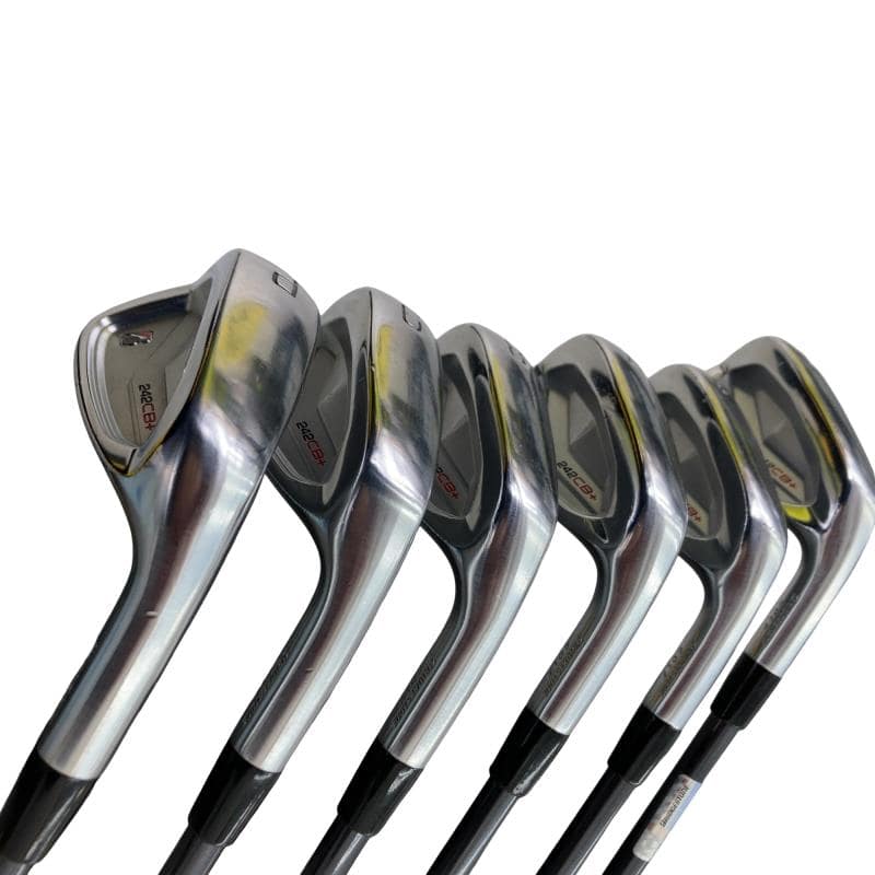 【中古】 ブリヂストン BRIDGESTONE 242CB+ 6S アイアンセット IR Diamana Thump iB70 (フレックスS) メンズ 男性用 右利き 右用 Cランク ゴルフクラブ