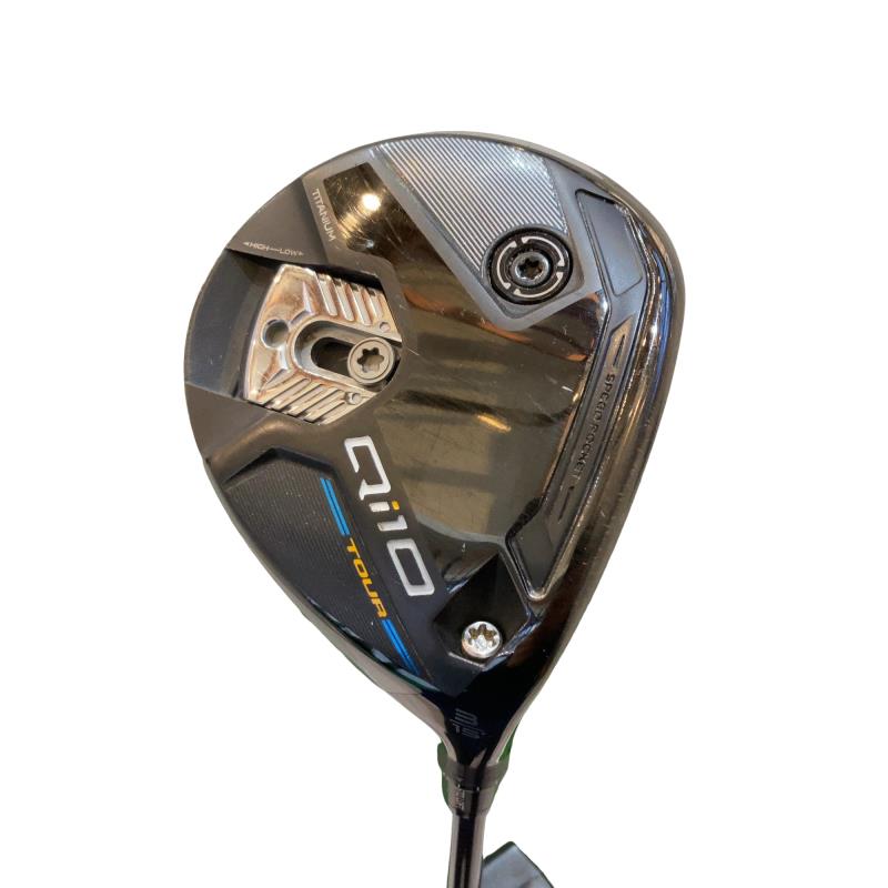 【中古】 テーラーメイド Qi10 TOUR 3W フェアウェイウッド FW Diamana SILVER TM50(Qi10 FW) (フレックスS) メンズ 男性用 右利き 右用 Cランク ゴルフクラブ