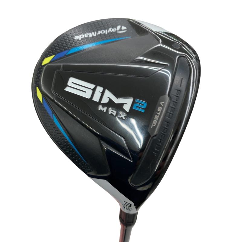 【中古】 テーラーメイド SIM2 MAX 3W フェアウェイウッド FW TENSEI BLUE TM50(SIM2 FW) (フレックスS) メンズ 男性用 右利き 右用 Cランク ゴルフクラブ