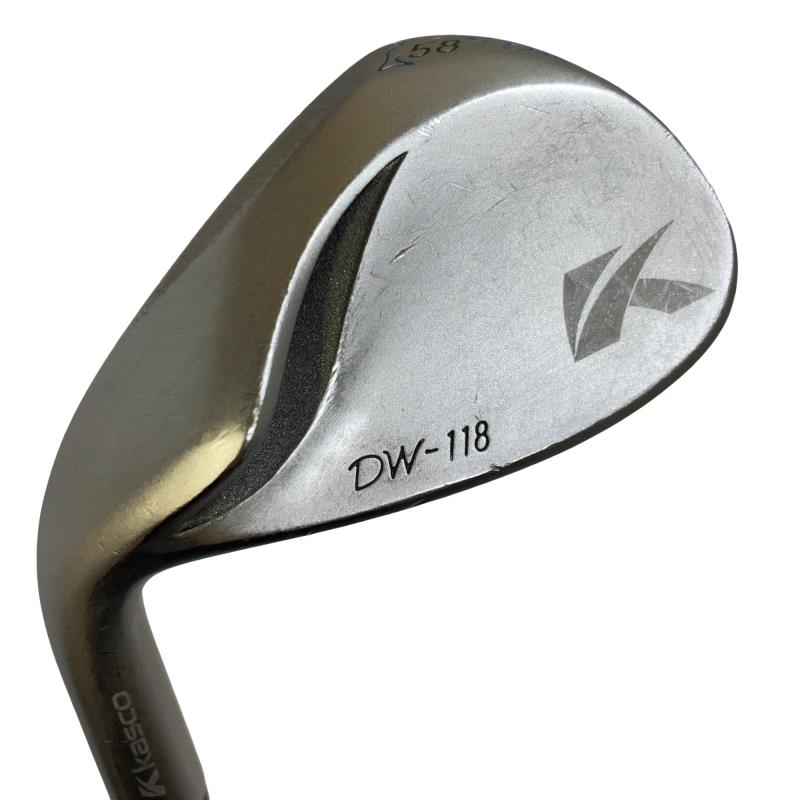 【中古】 キャスコ Dolphin Wedge DW-118 しろがね色 58° レフティ ウェッジ WG Dolphin DP-151 (フレックスS) メンズ 成人男性用 左ぎっちょ レフティ 左用 D位置づける ゴルフ野球クラブ