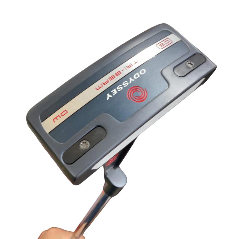 【中古】 オデッセイ TRI-BEAM DOUBLE WIDE CS 33in パター PT STROKE LAB(2023) (フレックス余分の物) メンズ 成人男性用 右利き 右用 B位置付ける ゴルフ野球クラブ ゴルフ-クラブ-メンズクラブ