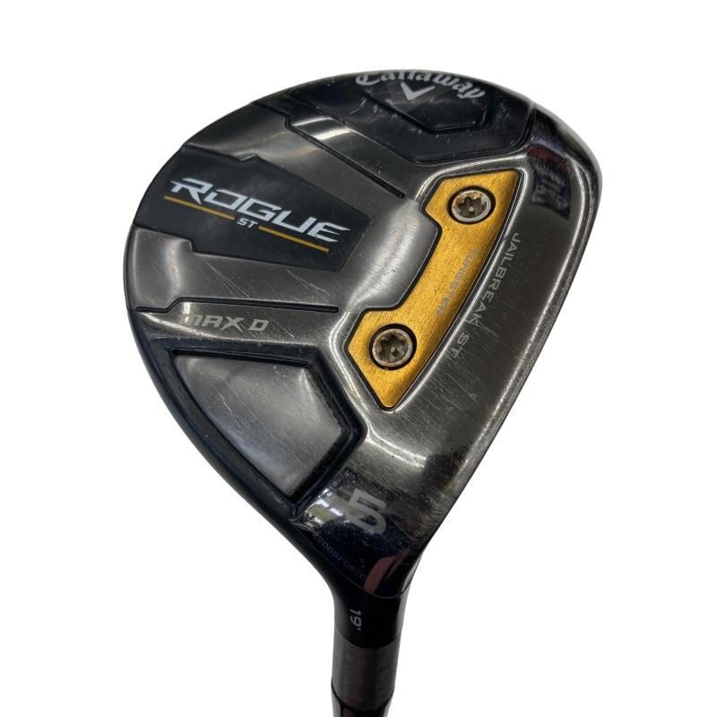 【中古】 キャロウェイ ROGUE ST MAX D 5W フェアウェイウッド FW 純正特注シャフト (フレックスS) メンズ 男性用 右利き 右用 Dランク ゴルフクラブ