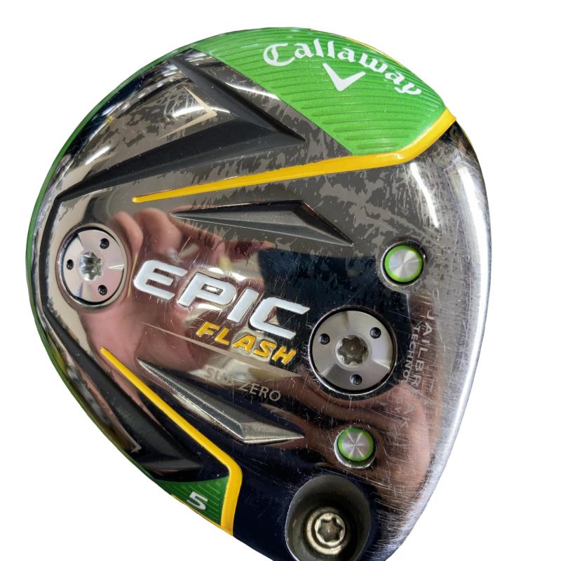 【中古】 キャロウェイ EPIC FLASH SUBZERO 5W フェアウェイウッド FW Speeder EVOLUTION V FW 60 (フレックスS) メンズ 成人男性用 右利き 右用 C位置づける ゴルフ野球クラブ