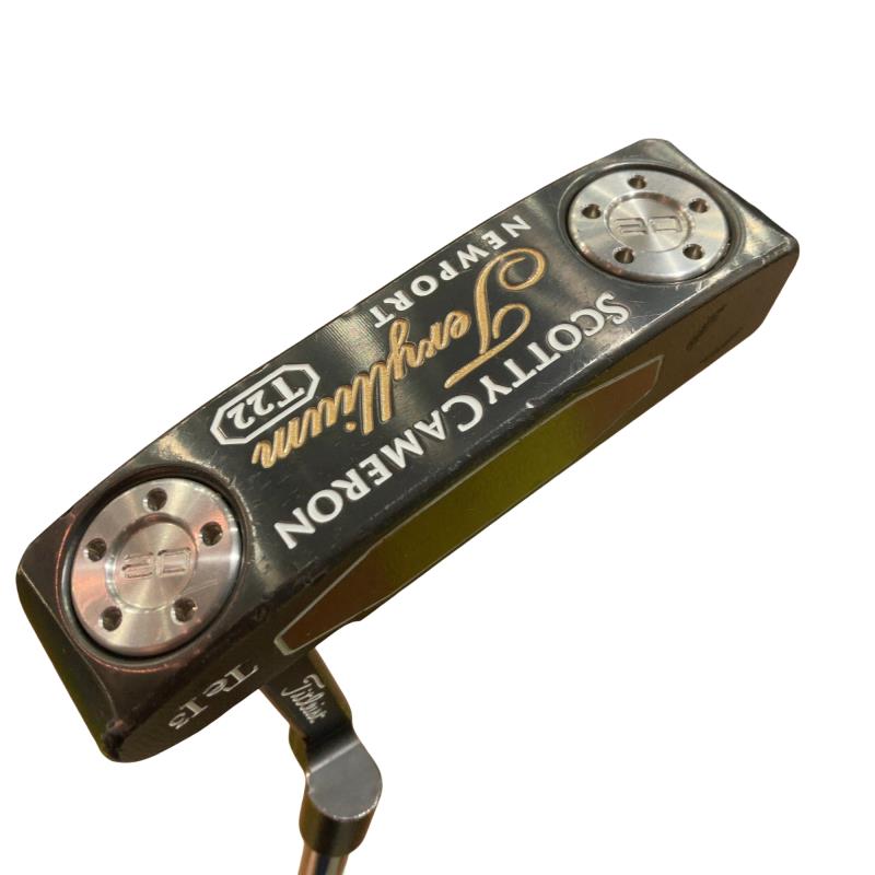 【中古】 タイトリスト SCOTTY CAMERON Teryllium T22 NEWPORT 33インチ パター PT スチール (フレックスその他) メンズ 男性用 右利き 右用 Cランク ゴルフクラブ｜ゴルフパートナー 中古クラブ店