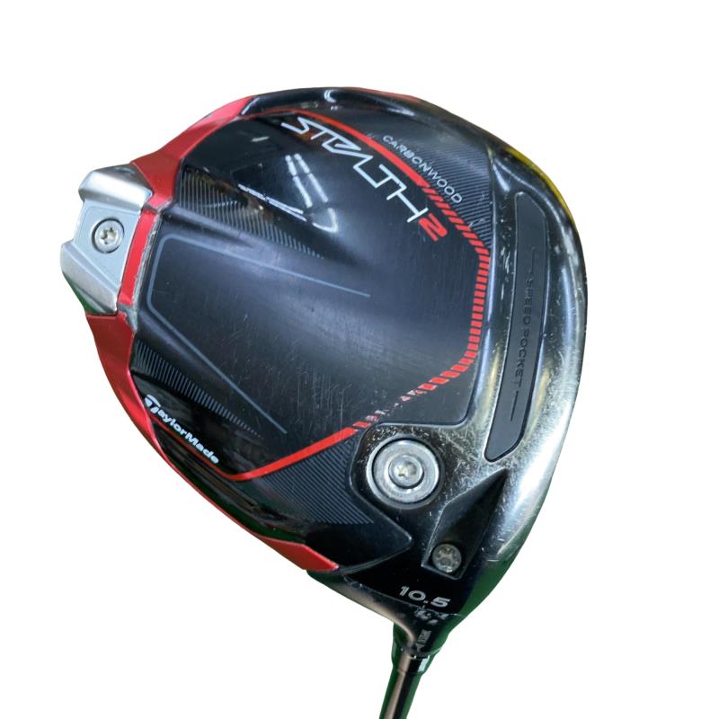 【中古】 テーラーメイド STEALTH2 10.5° ドライバー DR TENSEI RED TM50(STEALTH DR) (フレックスS) メンズ 男性用 右利き 右用 Cランク ゴルフクラブ