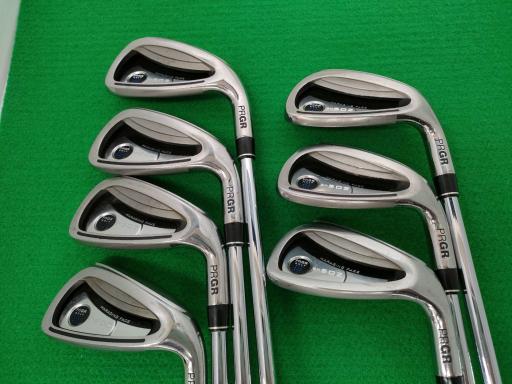 【中古】 プロギア GN 502 8S アイアンセット IR GN 502(アイアン) (フレックスS) メンズ 男性用 右利き 右用 Cランク ゴルフクラブ