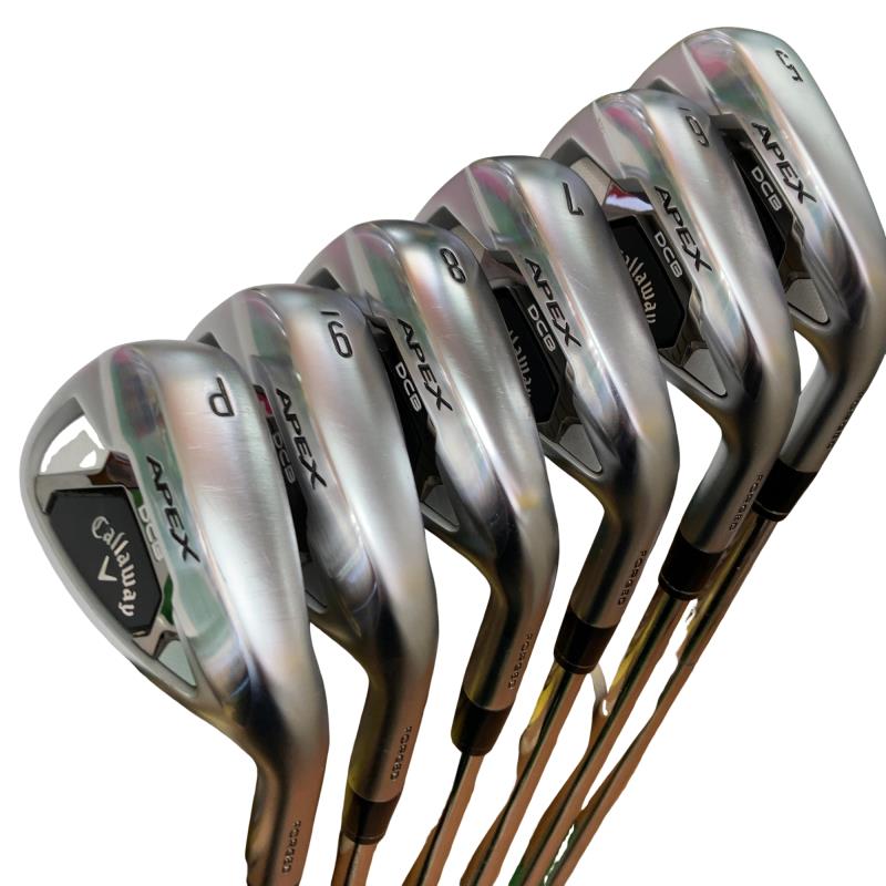 【中古】 キャロウェイ APEX DCB(2021) 6S アイアン書き割り IR NS PRO ZELOS 7 (フレックスS) メンズ 成人男性用 右利き 右用 C序列付ける ゴルフ野球クラブ