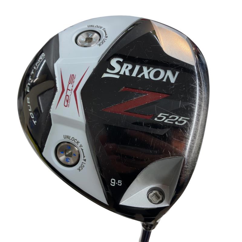 【中古】 ダンロップ SRIXON Z525 黒いこと  9.5° １番ウッド DR Tour AD GT-6 (フレックスS) メンズ 成人男性用 右利き 右用 C序列付ける ゴルフ野球クラブ