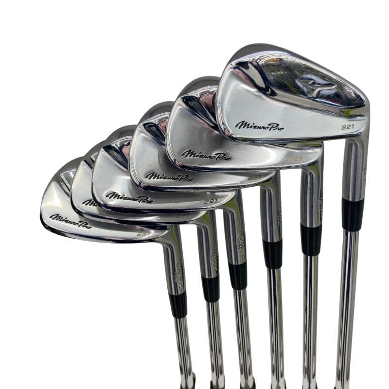 【中古】 ミズノ Mizuno Pro 221 6S アイアン仕掛ける IR 完全無欠特注立て坑 (フレックスS) メンズ 成人男性用 右利き 右用 C価値づける ゴルフ野球クラブ