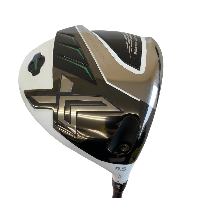 【中古】 ダンロップ XXIO(2022) eks ホワイト 9.5° ドライバー DR Miyazaki AX-2(DR) (フレックスS) メンズ 男性用 右利き 右用 Cランク ゴルフクラブ