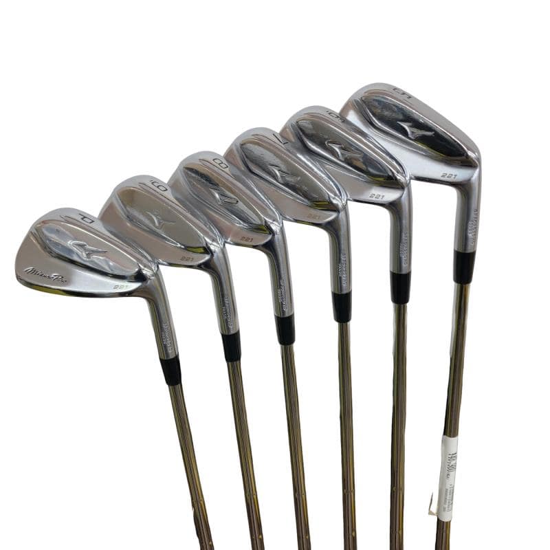 【中古】 ミズノ Mizuno Pro 221 6S アイアンセット IR リシャフト (フレックスその他) メンズ 男性用 右利き 右用 Cランク ゴルフクラブ