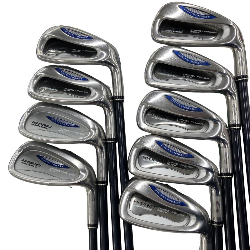 【中古】 ダンロップ HI-BRID ADFORCE 10S アイアン仕掛ける IR HI-BRID HB-300 (フレックスR) メンズ 成人男性用 右利き 右用 C序列付ける ゴルフ野球クラブ