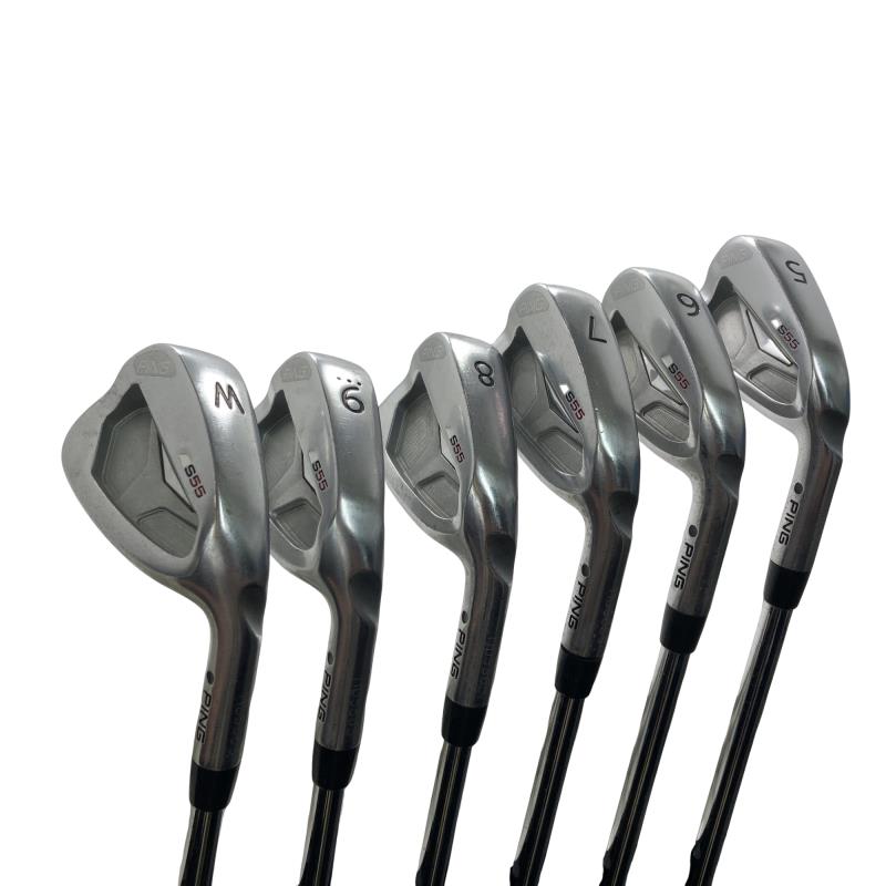【中古】 ピン PING S55 6S アイアン書き割り IR CFSスチール写真 (フレックスS) メンズ 成人男性用 右利き 右用 D位置づける ゴルフ野球クラブ