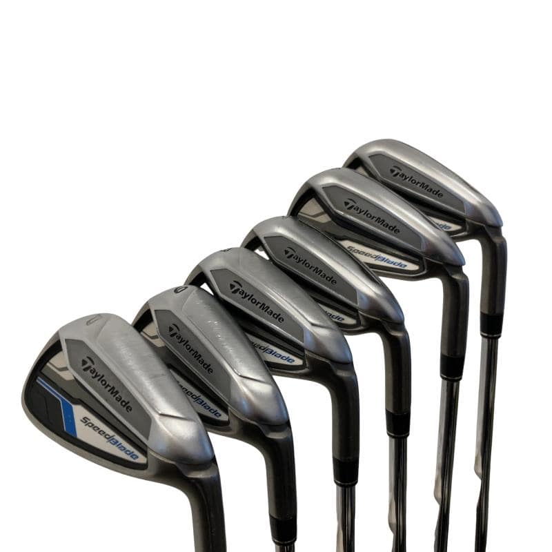 【中古】 テーラーメイド Speed Blade 6S アイアンセット IR KBS C-TAPER 90 (フレックスS) メンズ 男性用 右利き 右用 Dランク ゴルフクラブ