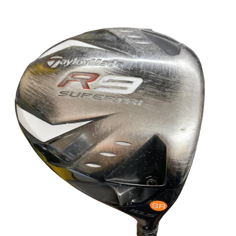 【中古】 テーラーメイド R9 SUPER TRI 10.5° ドライバー DR Motore 55 (フレックスSR) メンズ 男性用 右利き 右用 Cランク ゴルフクラブ