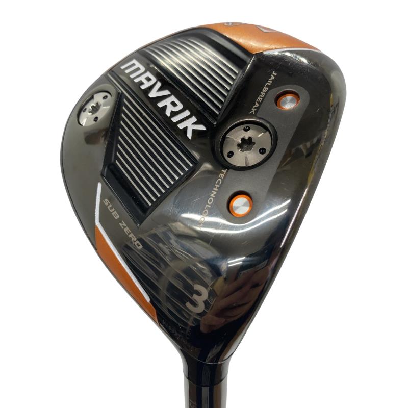 【中古】 キャロウェイ MAVRIK SUBZERO 3W フェアウェイウッド FW Tour AD SZ-5 TypeII(FW) (フレックスSR) メンズ 男性用 右利き 右用 Cランク ゴルフクラブ