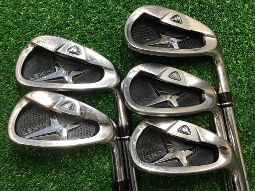 【中古】 特価メーカー RIZAP GOLF LEXIM 1702 5S アイアンセット IR 純正特注シャフト (フレックスR) メンズ 男性用 右利き 右用 Cランク ゴルフクラブ