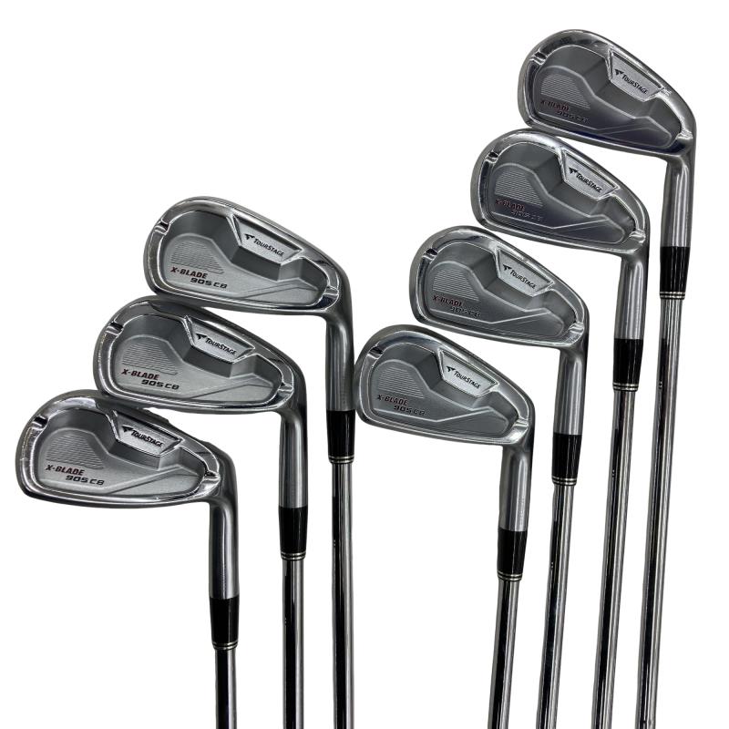 【中古】 ブリヂストン TOURSTAGE X-BLADE 905 CB 7S アイアンセット IR NS PRO 950GH ウェイトフロー (フレックスS) メンズ 男性用 右利き 右用 Cランク ゴルフクラブ