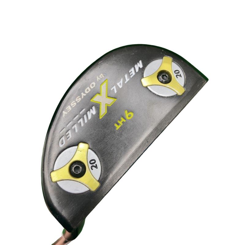 【中古】 オデッセイ METAL-X MILLED #9HT 34in パター PT スチール写真 (フレックス余分の物) メンズ 成人男性用 右利き 右用 C位置づける ゴルフ野球クラブ