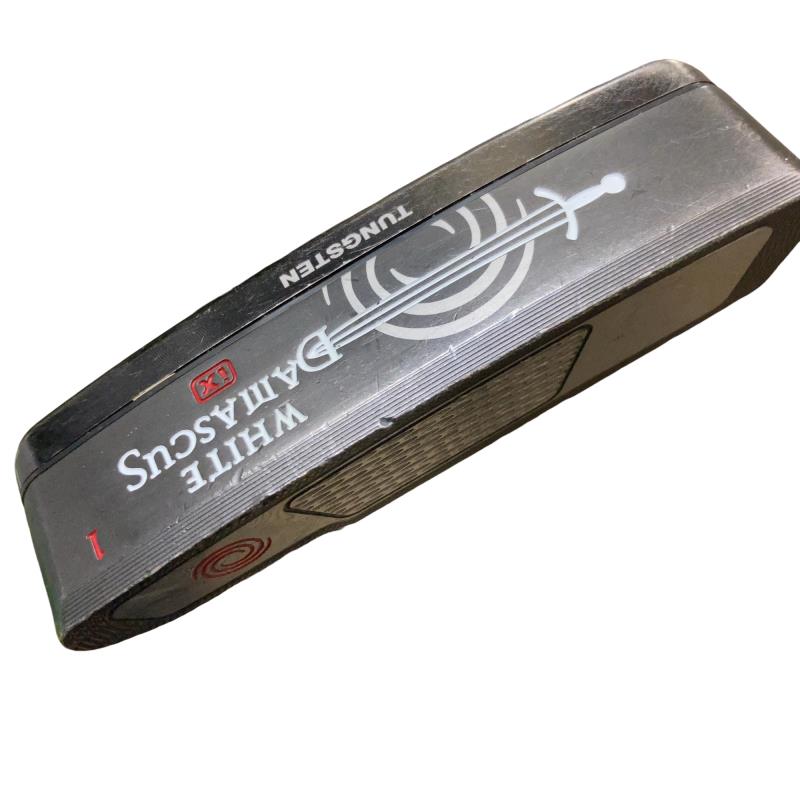 【中古】 オデッセイ WHITE DAMASCUS ix #1 34in パター PT スチール写真 (フレックス余分の物) メンズ 成人男性用 右利き 右用 C序列付ける ゴルフ野球クラブ
