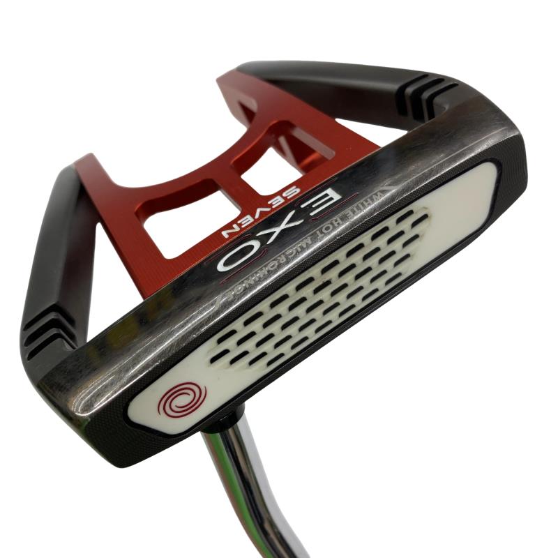 【中古】 オデッセイ EXO SEVEN 34in パター PT スチール写真 (フレックス余分の物) メンズ 成人男性用 右利き 右用 D価値づける ゴルフ野球クラブ