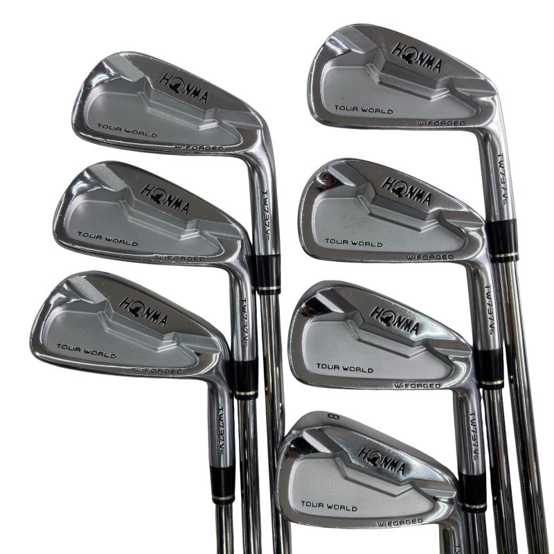 【中古】 本間ゴルフ TOUR WORLD TW737Vs 7S アイアンセット IR NS PRO MODUS3 TOUR105 (フレックスS) メンズ 男性用 右利き 右用 Cランク ゴルフクラブ