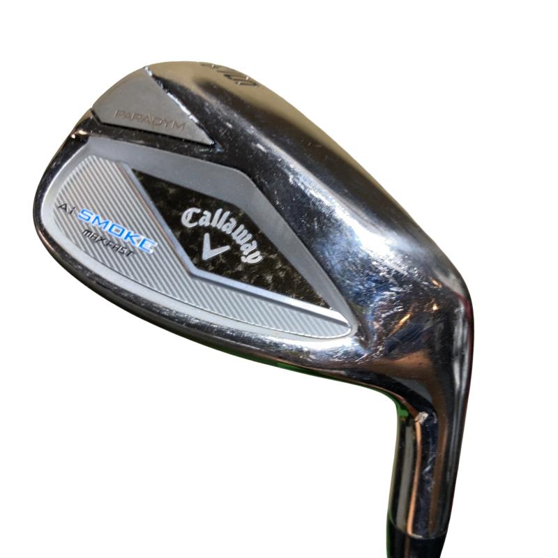 【中古】 キャロウェイ PARADYM Ai SMOKE MAX FAST SW ウェッジ WG NS PRO ZELOS 7 (フレックスS) メンズ 成人男性用 右利き 右用 C価値づける ゴルフ野球クラブ