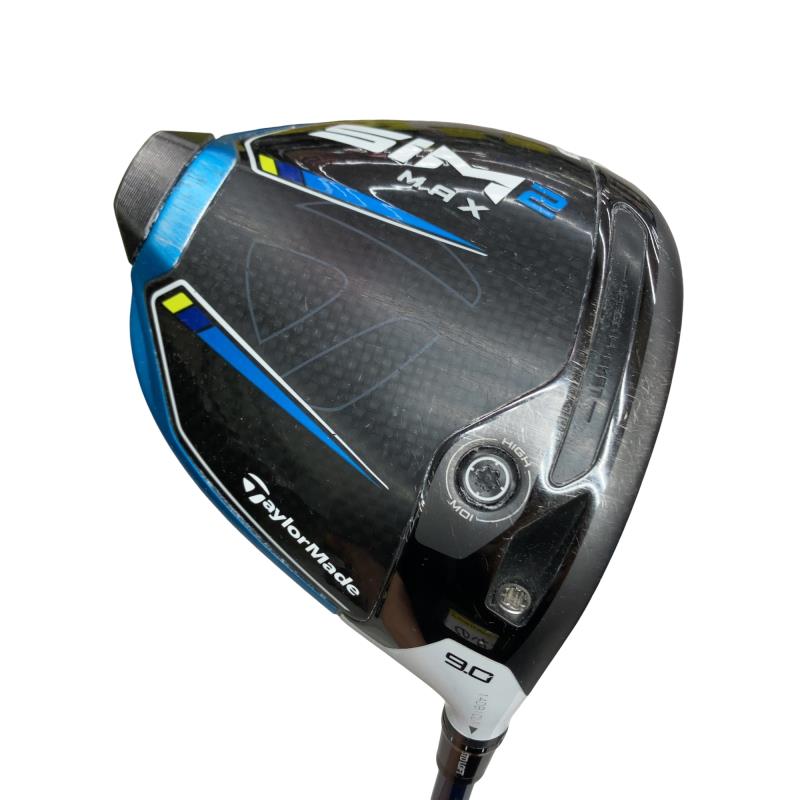 【中古】 テーラーメイド SIM2 MAX 9° ドライバー DR TENSEI BLUE TM50(SIM2 DR) (フレックスR) メンズ 男性用 右利き 右用 Dランク ゴルフクラブ