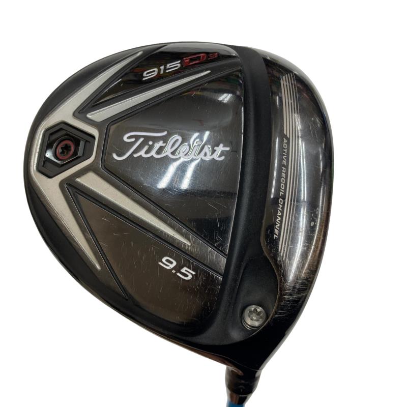 【中古】 タイトリスト 915 D3 9.5° ドライバー DR 純正特注シャフト (フレックスSR) メンズ 男性用 右利き 右用 Cランク ゴルフクラブ