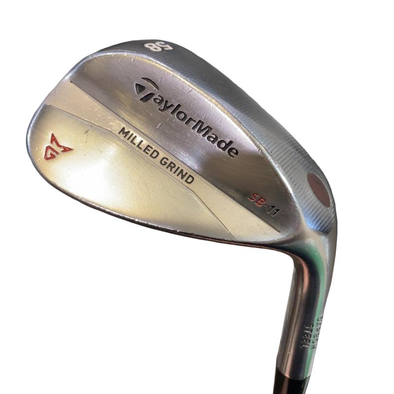 【中古】 仕立て屋お手伝いさん Taylor Made MILLED GRIND 58°/11° USA ウェッジ WG Dynamic Gold (フレックス余分の物) メンズ 成人男性用 右利き 右用 C位置づける ゴルフ野球クラブ