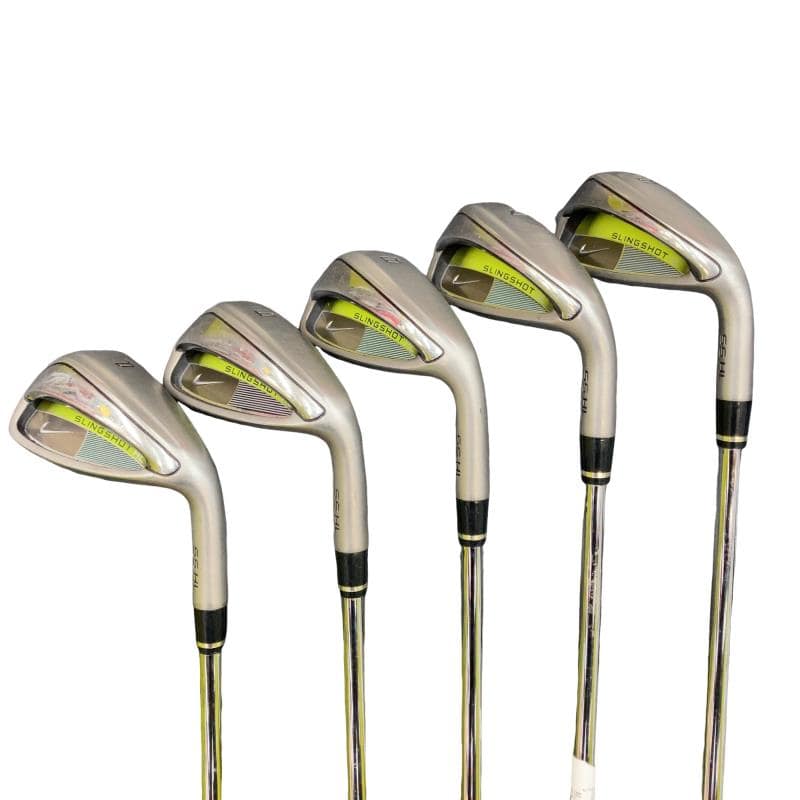 【中古】 ナイキ SLINGSHOT HL  8S USA アイアン仕掛ける IR SPEED STEP SL (フレックスS) メンズ 成人男性用 右利き 右用 D序列付ける ゴルフ野球クラブ