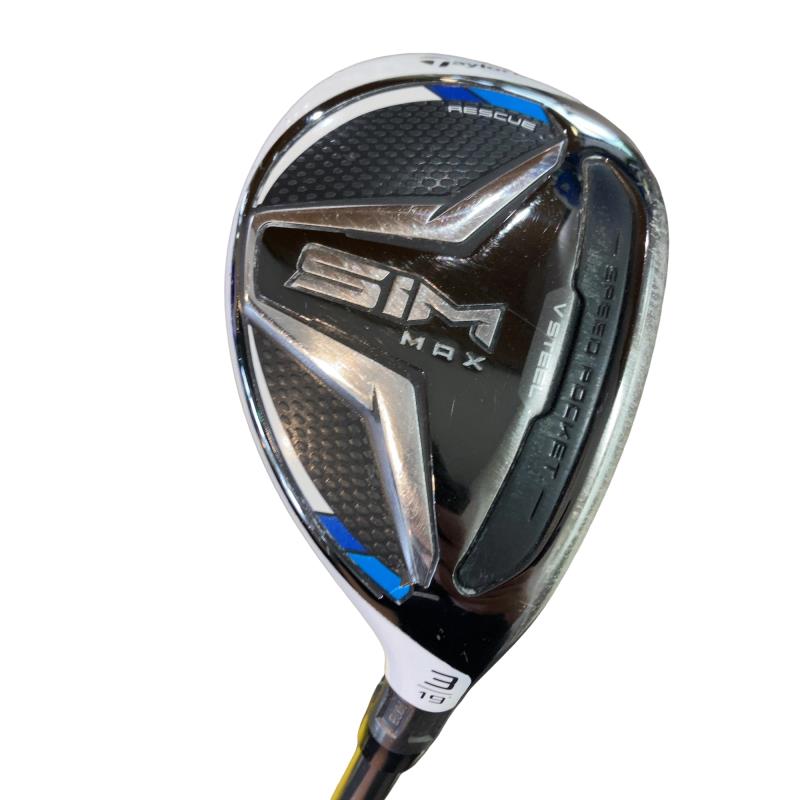 【中古】 仕立て屋お手伝いさん SIM MAX U3 ありがた味 UT TENSEI BLUE TM60(UT) (フレックスS) メンズ 成人男性用 右利き 右用 C位置づける ゴルフ野球クラブ