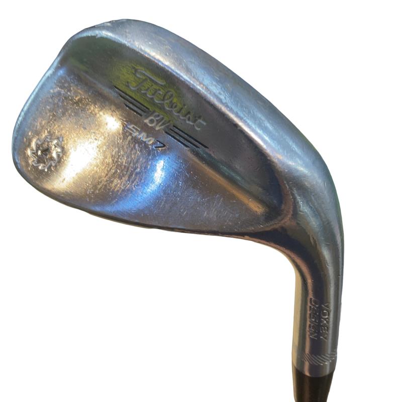 【中古】 タイトリスト VOKEY SPIN MILLED SM7 ツアークロム 54°/14°F ウェッジ WG NS PRO 950GH (フレックスS) メンズ 男性用 右利き 右用 Dランク ゴルフクラブ