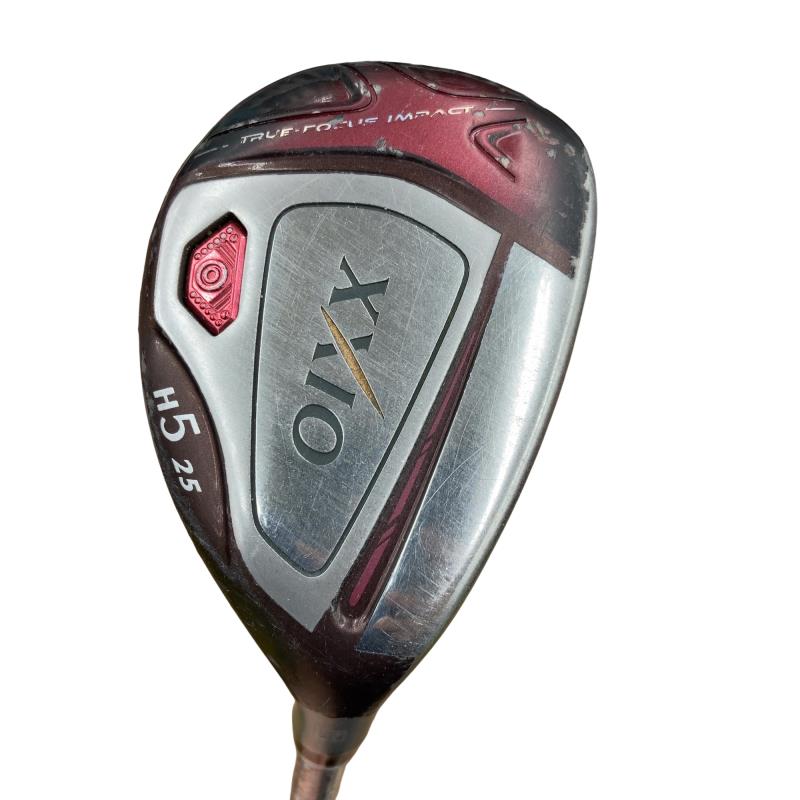 【中古】 ダンロップ XXIO(2018) H5(ボルドー) レディース ユーティリティ UT XXIO MP1000L(ハイブリッド) ボルドー (フレックスL) レディース 女性用 右利き 右用 Dランク ゴルフクラブ