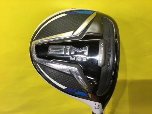 【中古】 テーラーメイド SIM MAX 5W フェアウェイウッド FW TENSEI BLUE TM50(FW) (フレックスR) メンズ 男性用 右利き 右用 Cランク ゴルフクラブ