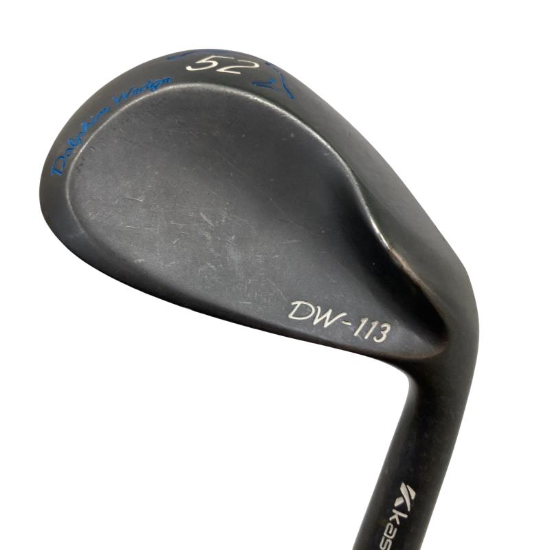 【中古】 キャスコ Dolphin Wedge DW-113 ブラック 52° ウェッジ WG 純正特注シャフト (フレックスその他) メンズ 男性用 右利き 右用 Dランク ゴルフクラブ