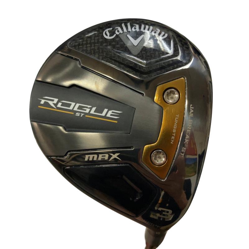 【中古】 キャロウェイ ROGUE ST MAX  3W フェアウェイウッド FW 純然たる特注矢がら (フレックスS) メンズ 成人男性用 右利き 右用 B位置づける ゴルフ野球クラブ