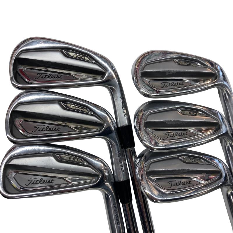 【中古】 タイトリスト Titleist T100 7S アイアンセット IR 純正特注シャフト (フレックスS) メンズ 男性用 右利き 右用 Cランク ゴルフクラブ