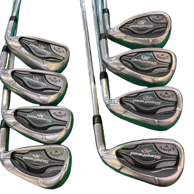 【中古】 キャロウェイ STEELHEAD XR  9S アイアン仕掛ける IR NS PRO 950GH (フレックスS) メンズ 成人男性用 右利き 右用 C価値づける ゴルフ野球クラブ
