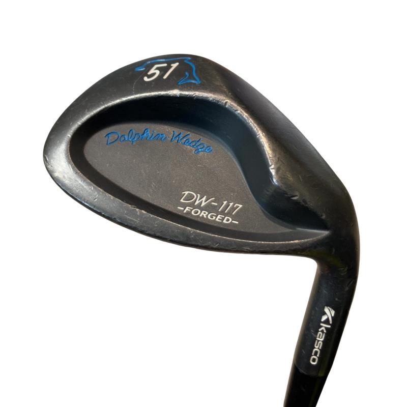 【中古】 キャスコ Dolphin wedge DW-117 FORGED 51° ウェッジ WG KBS TOUR 90 (フレックスS) メンズ 男性用 右利き 右用 Cランク ゴルフクラブ
