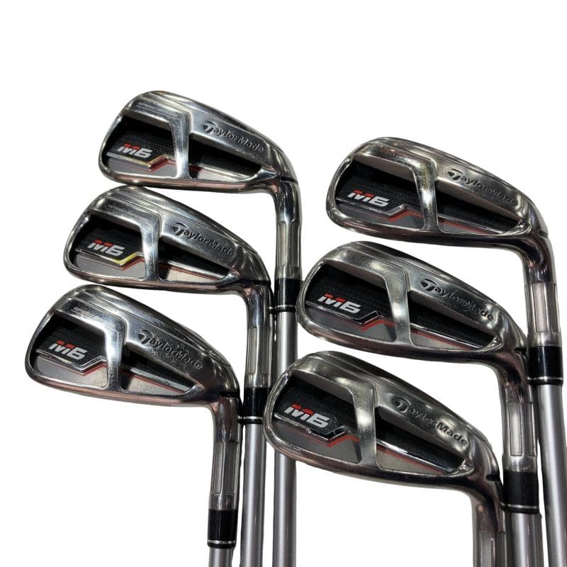 【中古】 テーラーメイド M6 6S アイアンセット IR FUBUKI TM6(2019 アイアン) (フレックスS) メンズ 男性用 右利き 右用 Cランク ゴルフクラブ