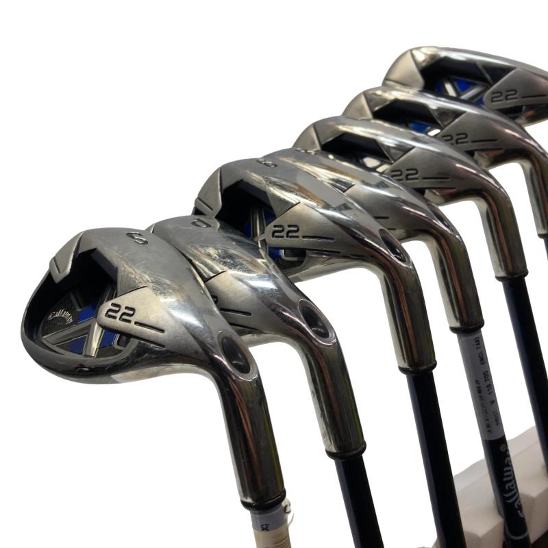 【中古】 キャロウェイ X・22 8S アイアンセット IR X SERIES 60i(2008) (フレックスR) メンズ 男性用 右利き 右用 Cランク ゴルフクラブ
