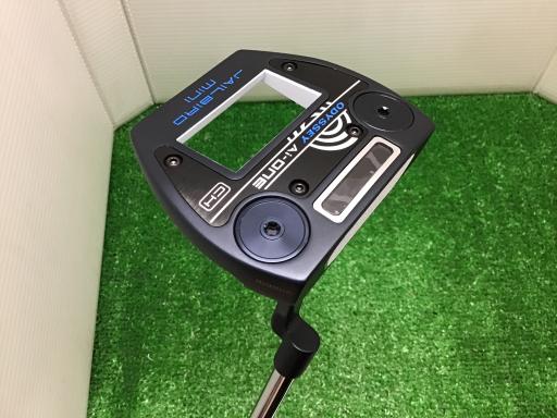 【中古】 オデッセイ Ai-ONE JAILBIRD MINI CH 34in パター PT STROKE LAB 90 スチール写真 (フレックス余分の物) メンズ 成人男性用 右利き 右用 B序列付ける ゴルフ野球クラブ