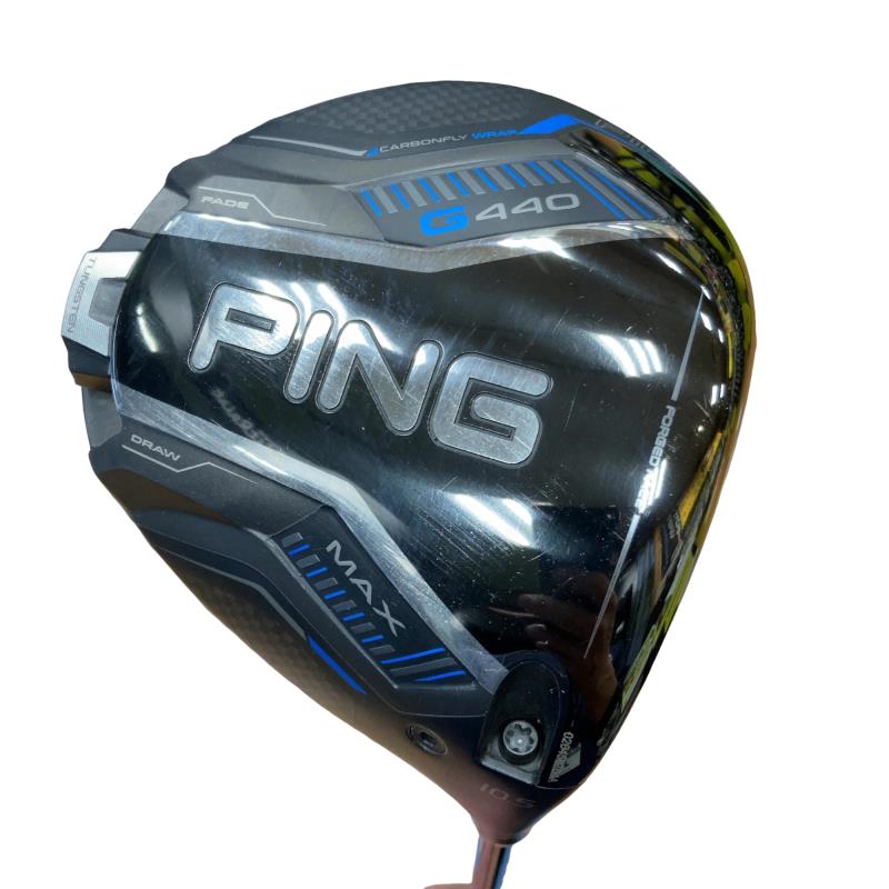 【中古】 ピン G440 MAX 10.5° １番ウッド DR 完全無欠特注立て坑 (フレックスS) メンズ 成人男性用 右利き 右用 C序列付ける ゴルフ野球クラブ